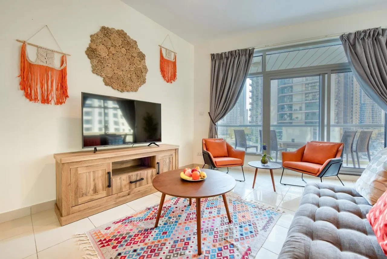 Rh- Cozy 1Br With Mesmerizing View, Sanibel Tower, Near Jbr Walk Dubai Apartment